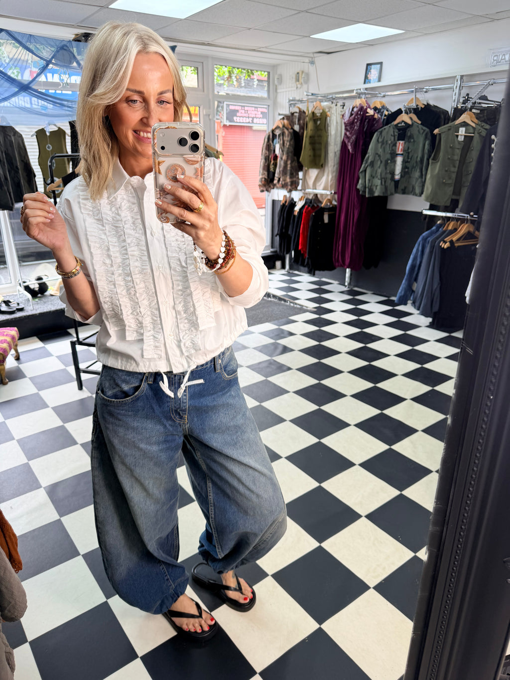 Zetta Ruffle Shirt