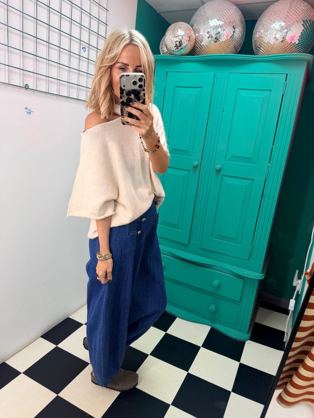 Military denim jean - Light Demin