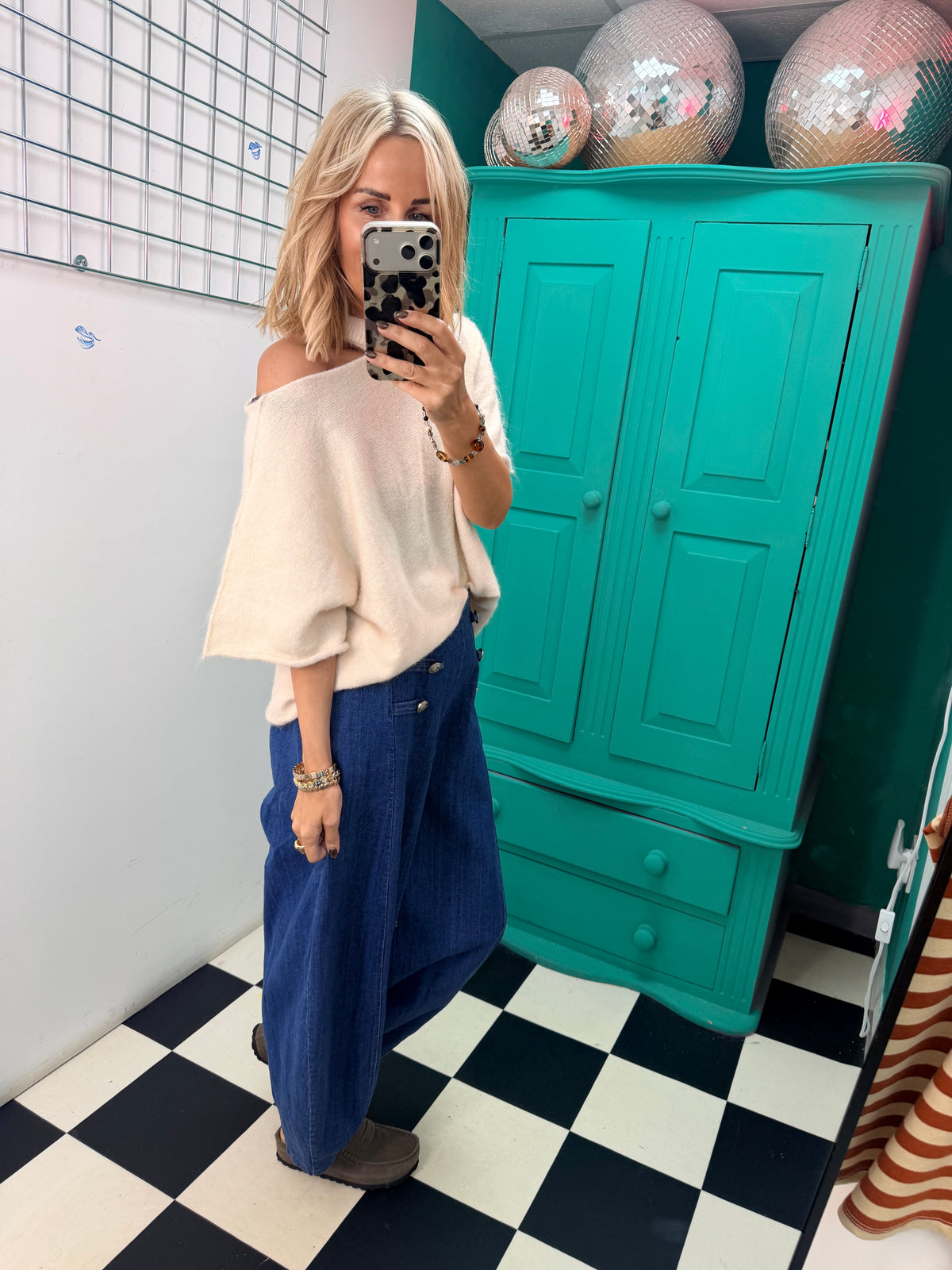 Military denim jean - Light Demin