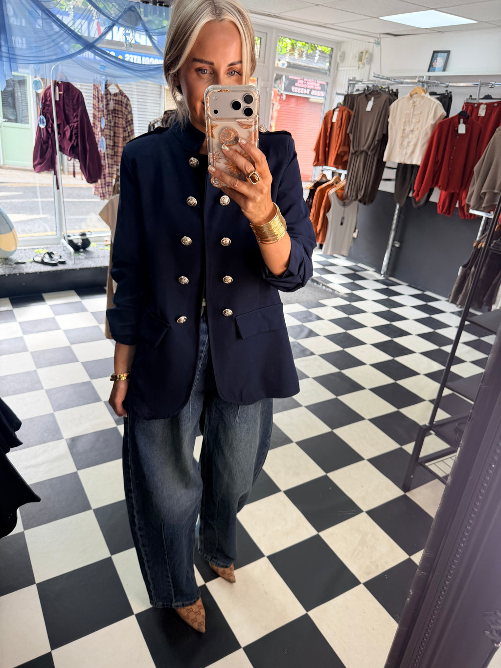 Military blazer Navy