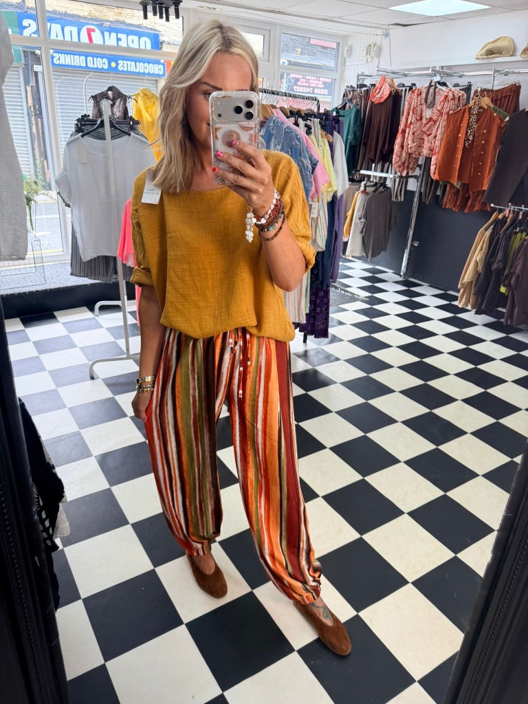 Lottie Top ochre