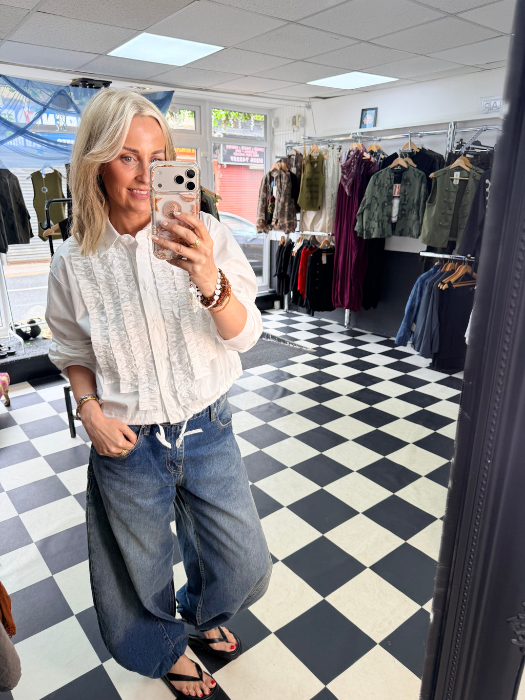 Zetta Ruffle Shirt