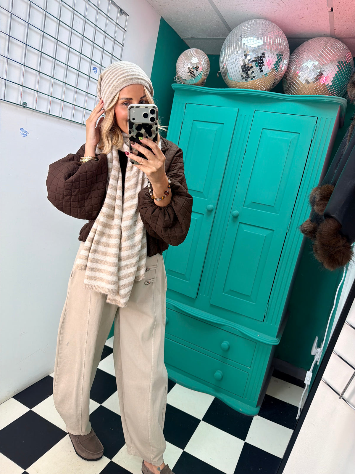Military balloon trouser - Cream