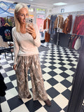 Cargo Straight Leg Joggers Taupe