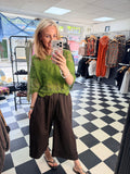 Flora top Green