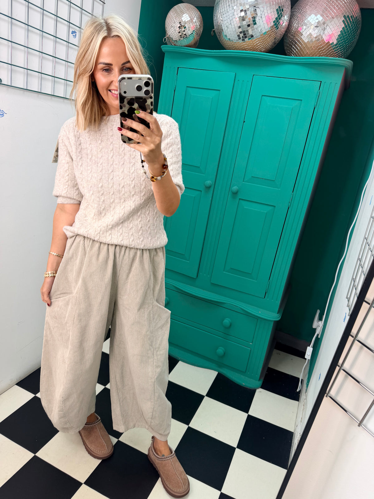 Cable Knit Jumper Cream