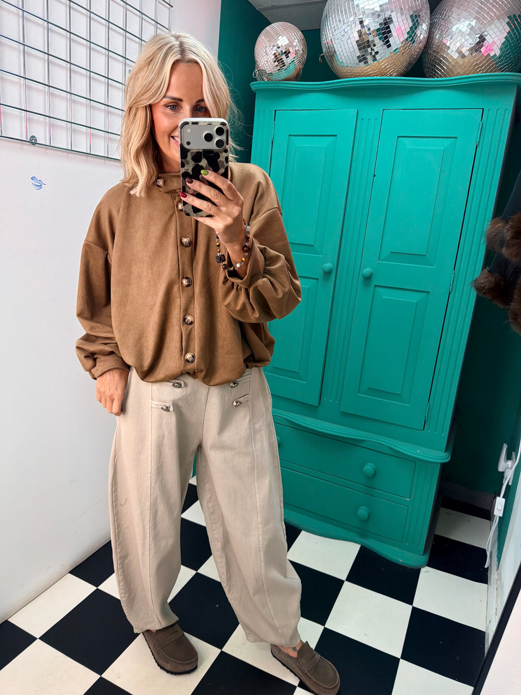 Military balloon trouser - Cream