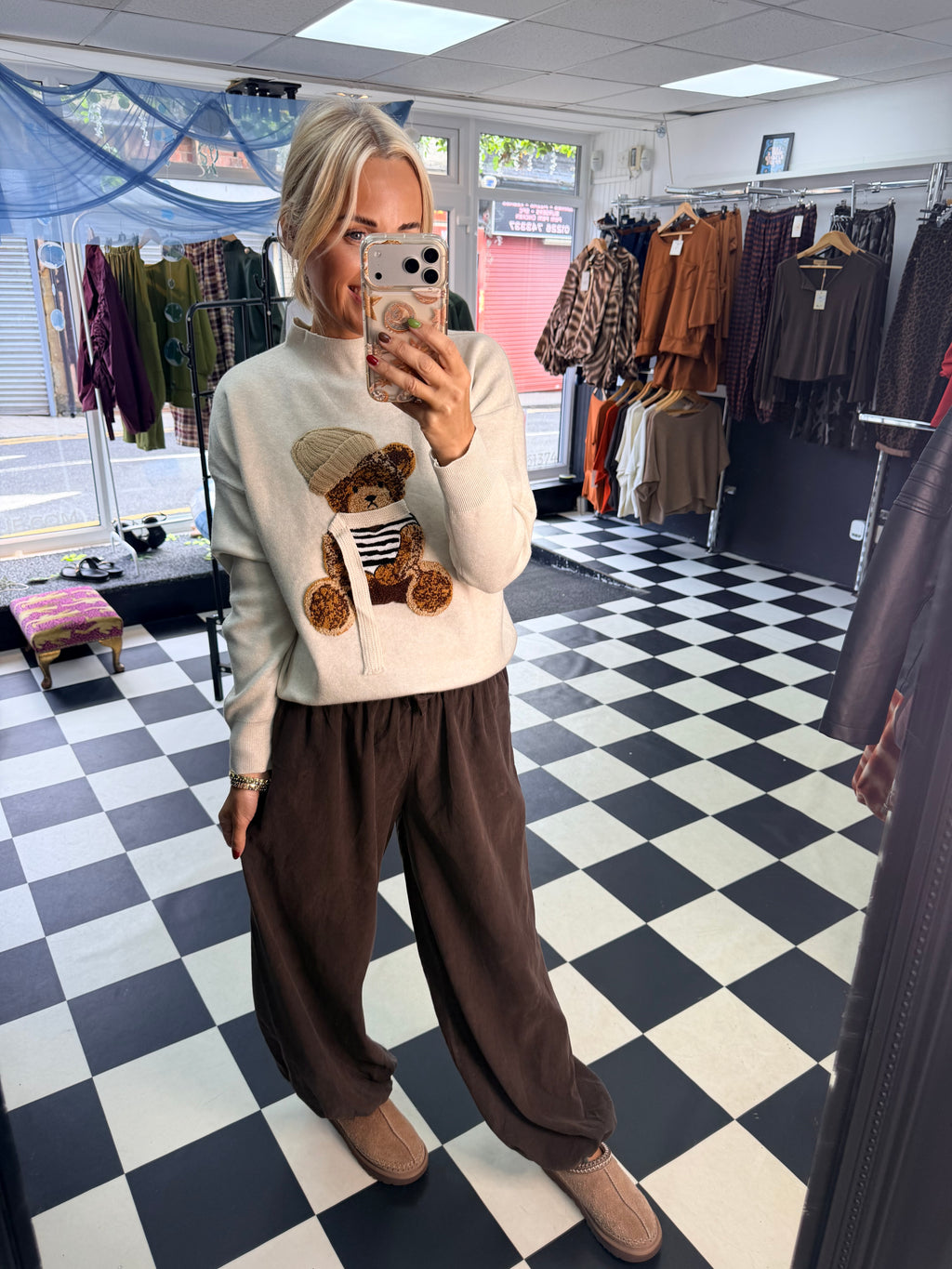 Teddy Ralf Jumper Cream
