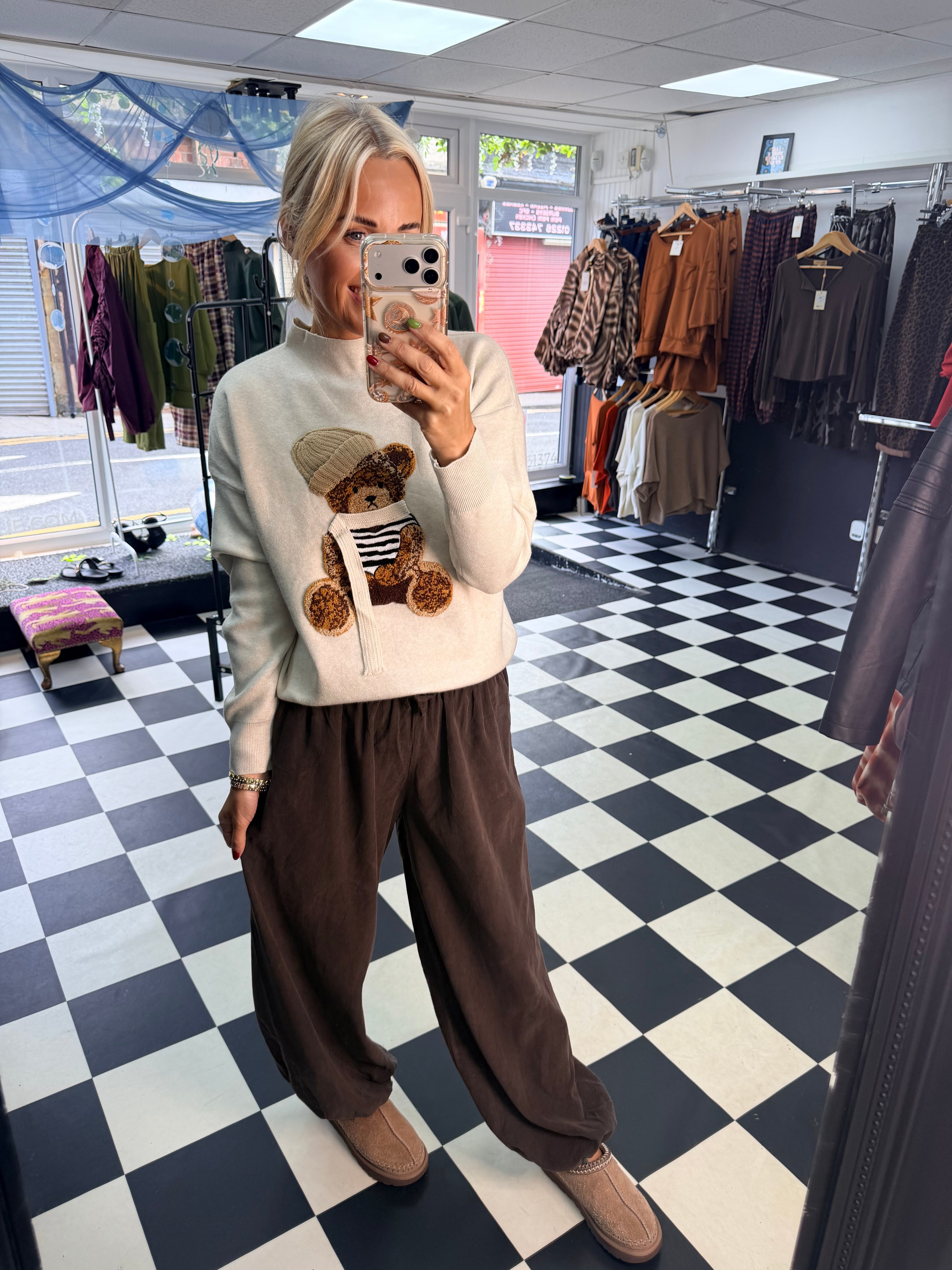 Teddy Ralf Jumper Cream