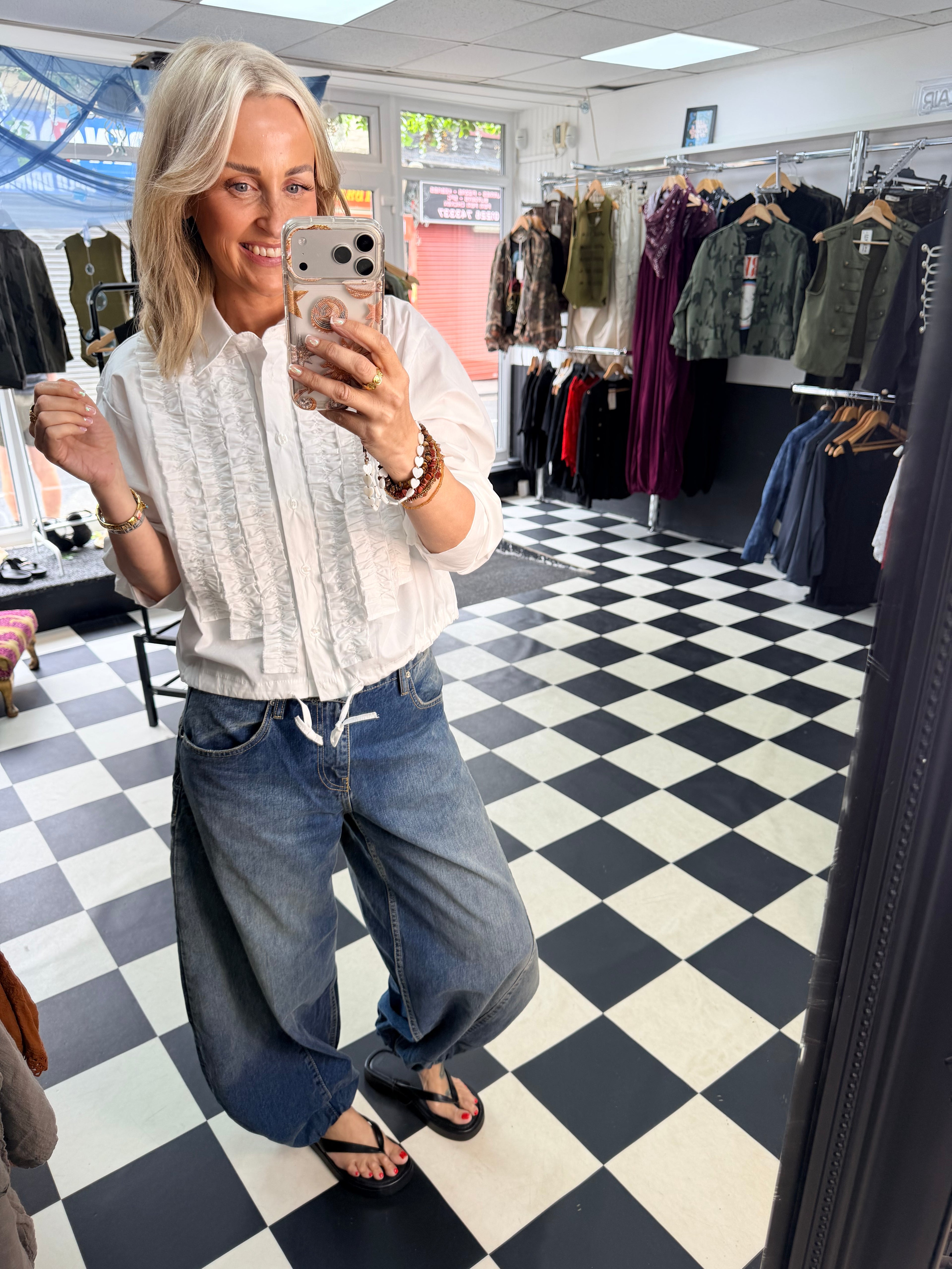Zetta Ruffle Shirt