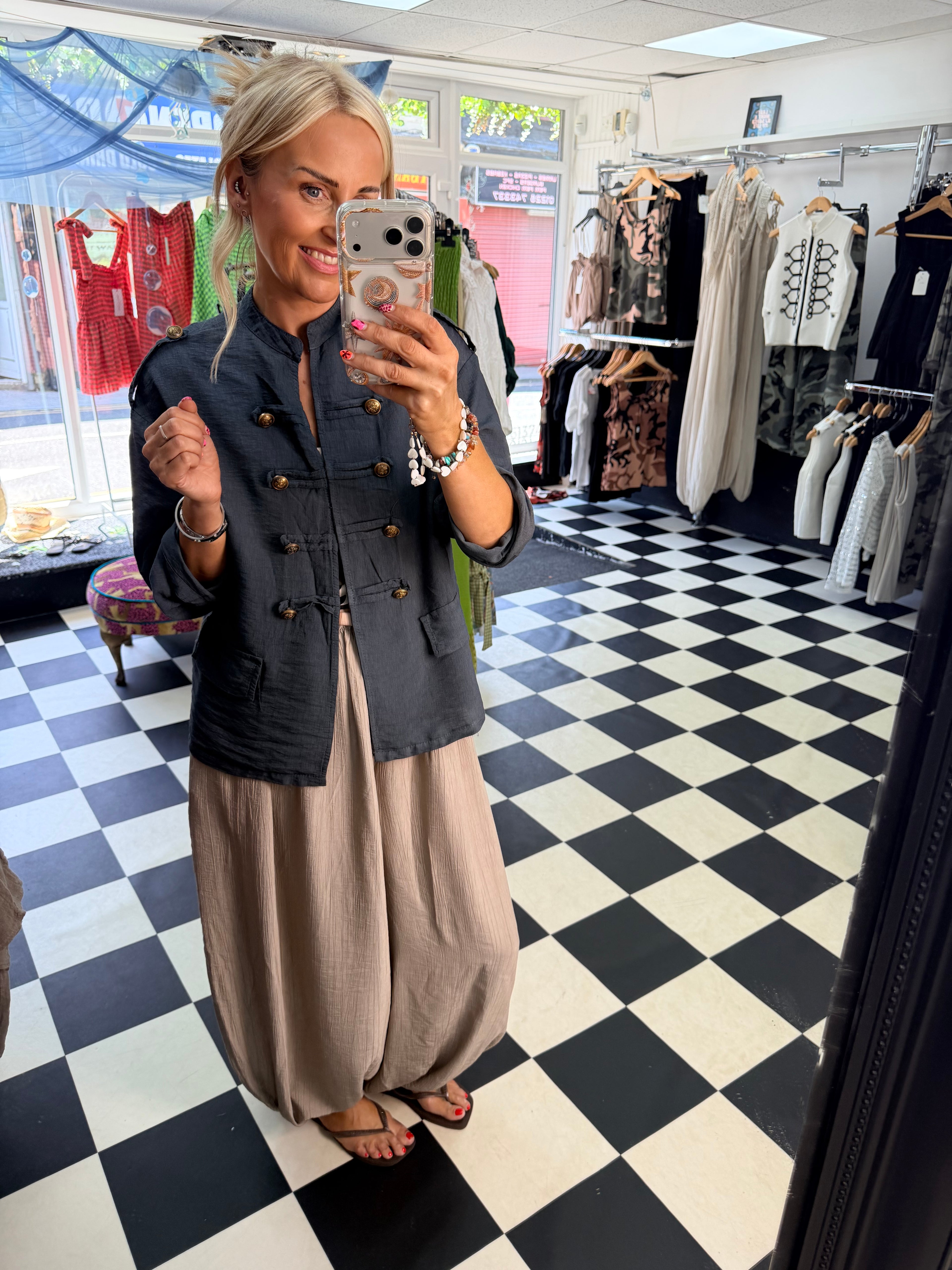 Military Jacket Slate