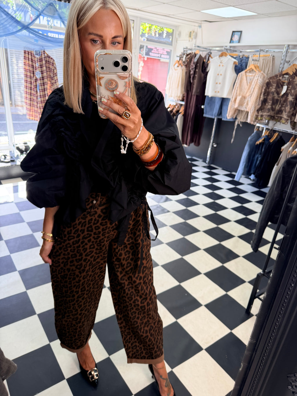 Ruffle Lightweight Jacket Black Pre Order Due in next Fri approx