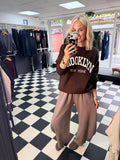 Barrel leg Joggers - Taupe