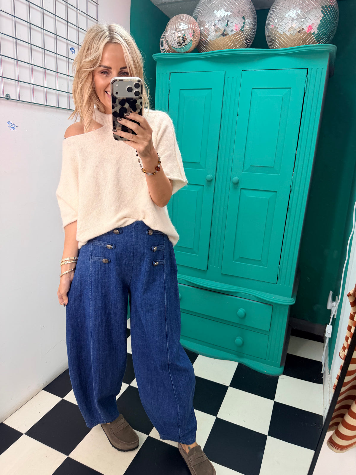 Military denim jean - Light Demin