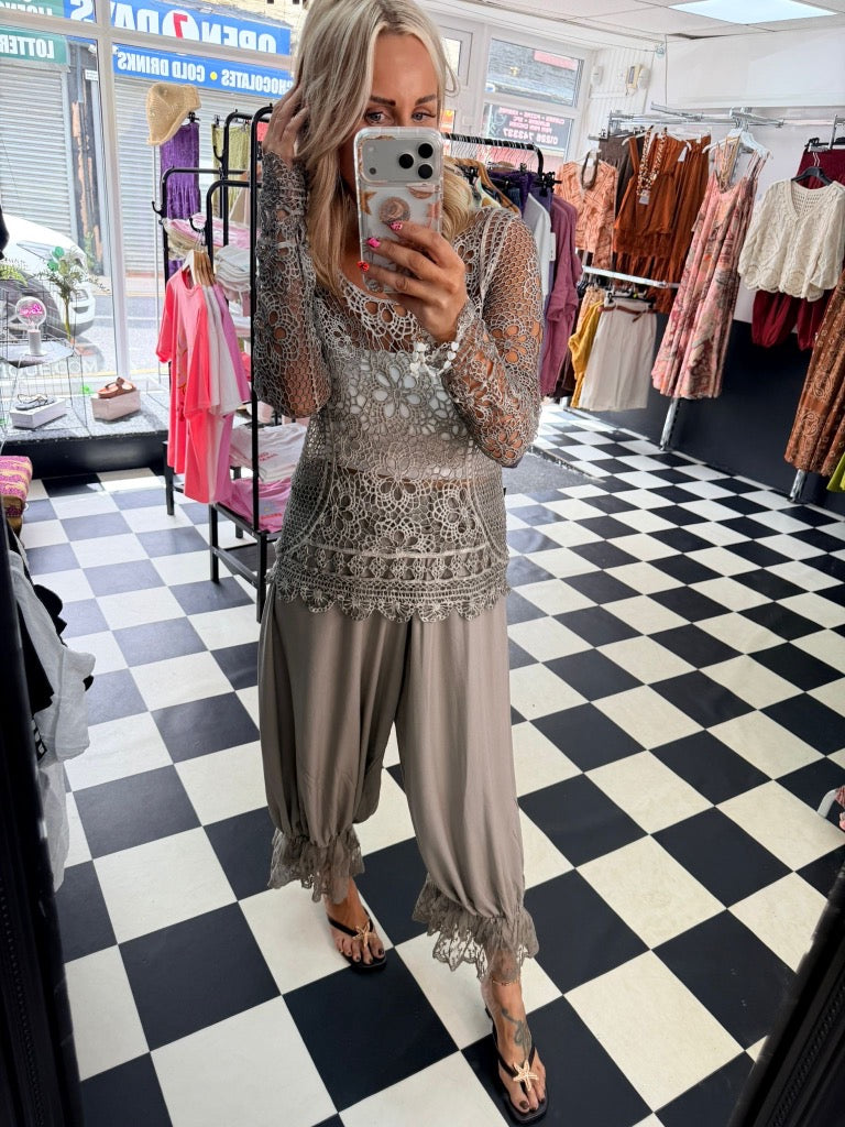 Bohemian Belle Bloomers Taupe