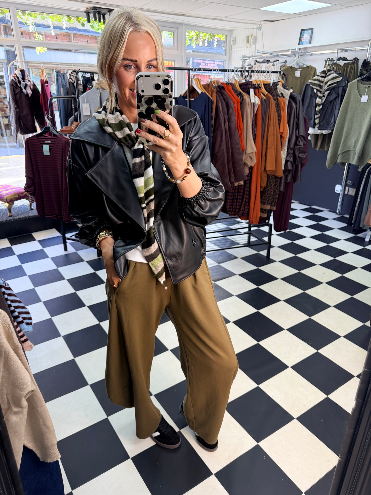 Barrel leg Joggers - Khaki