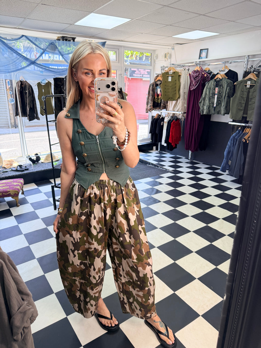 Barrel Camo Trousers