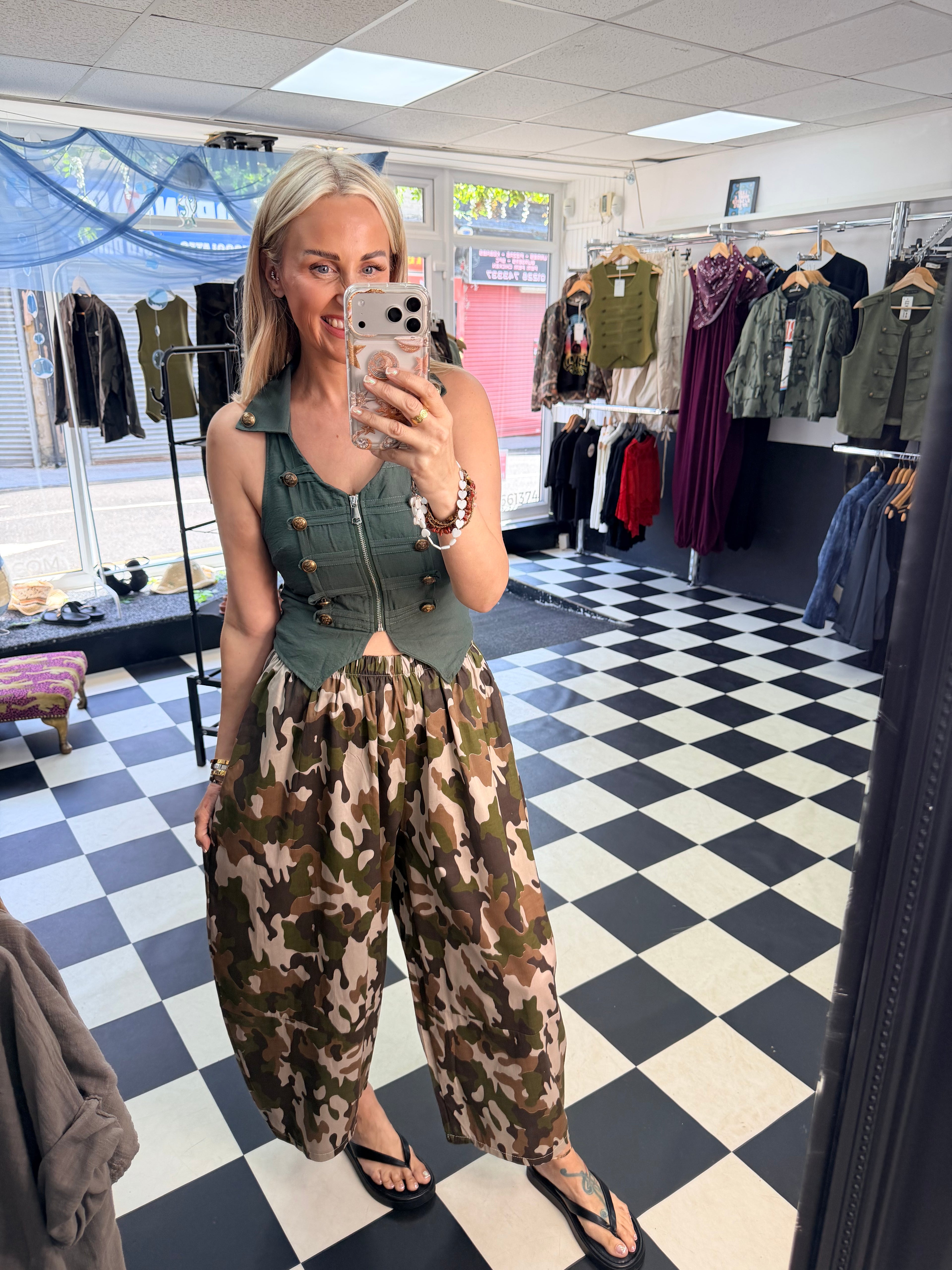 Barrel Camo Trousers