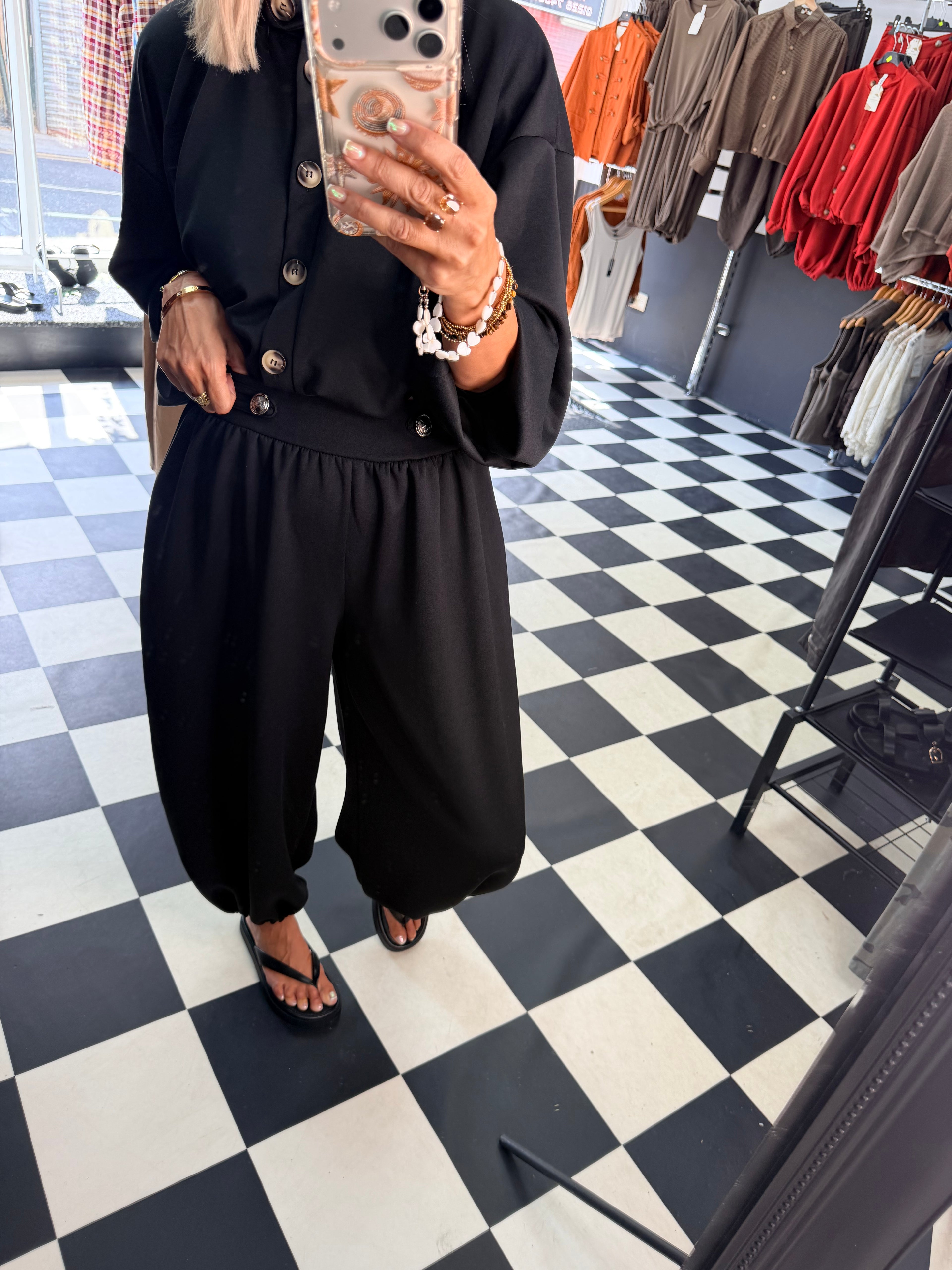 Weekend Slouch Jacket Black