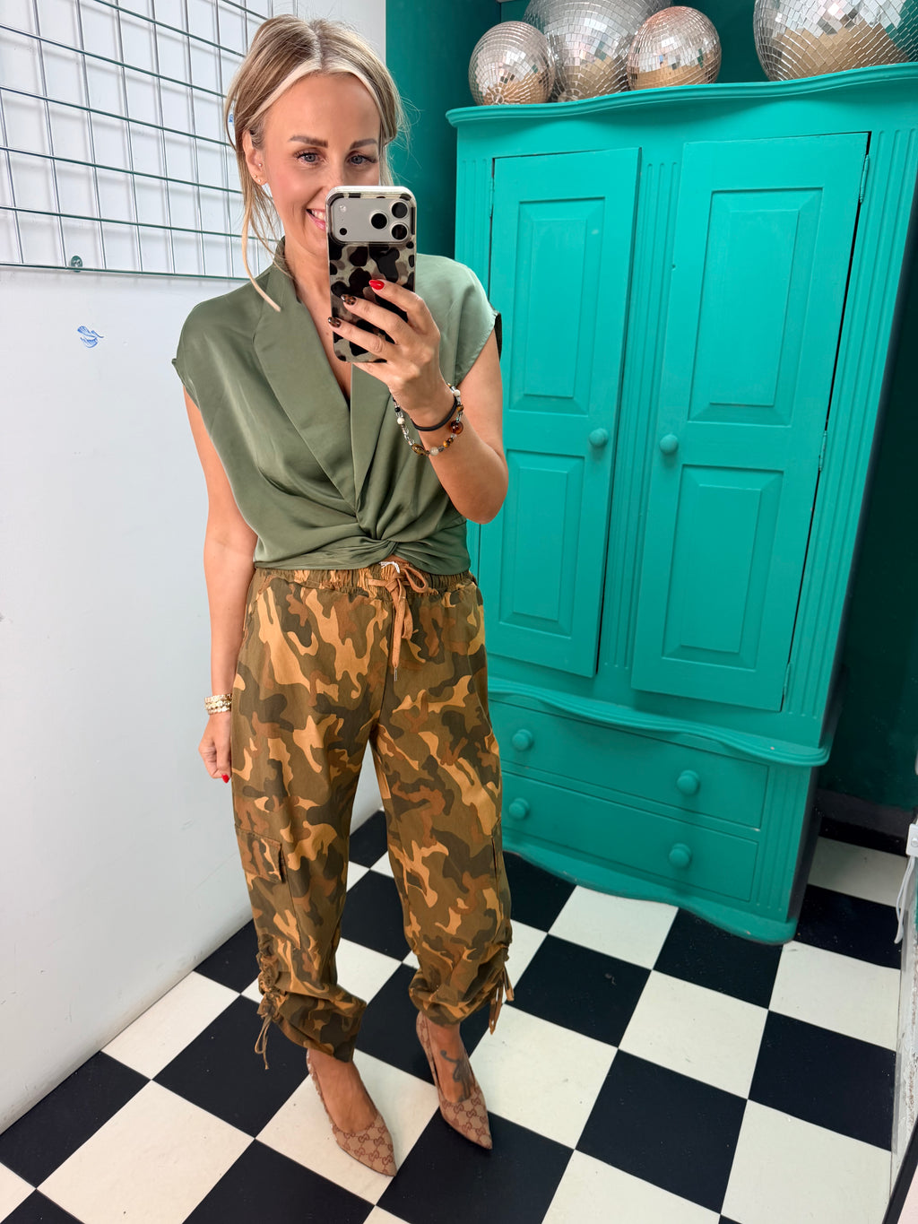 The Twist & Shout Top Green Special Buy
