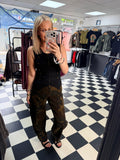 Double zip military waistcoat Black