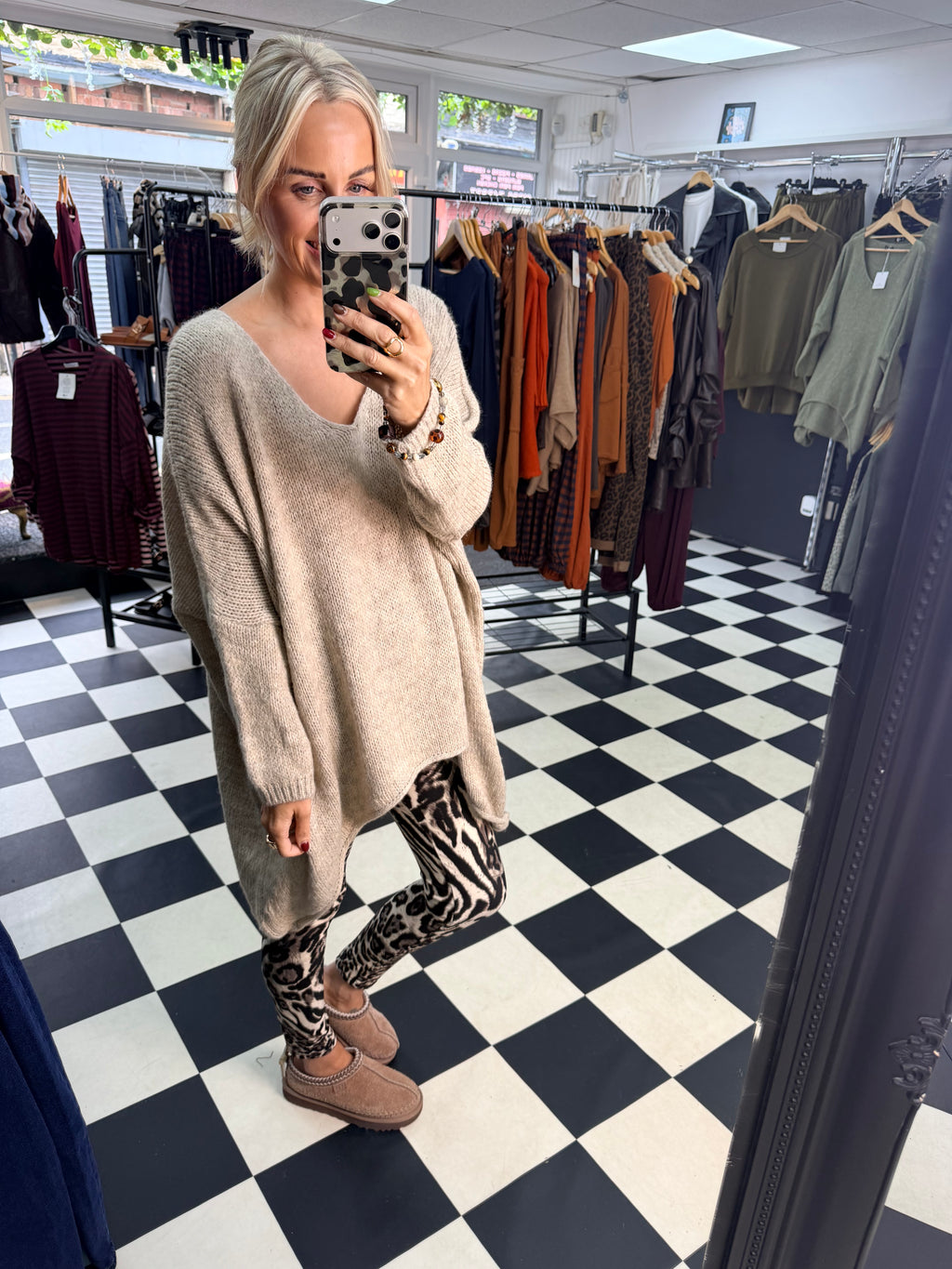 Over Sized Chunky Knit Cream