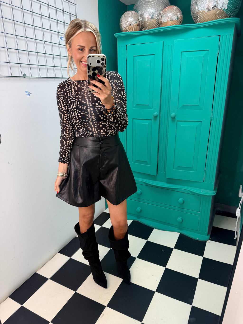 Bambi Cashmere bland top Black