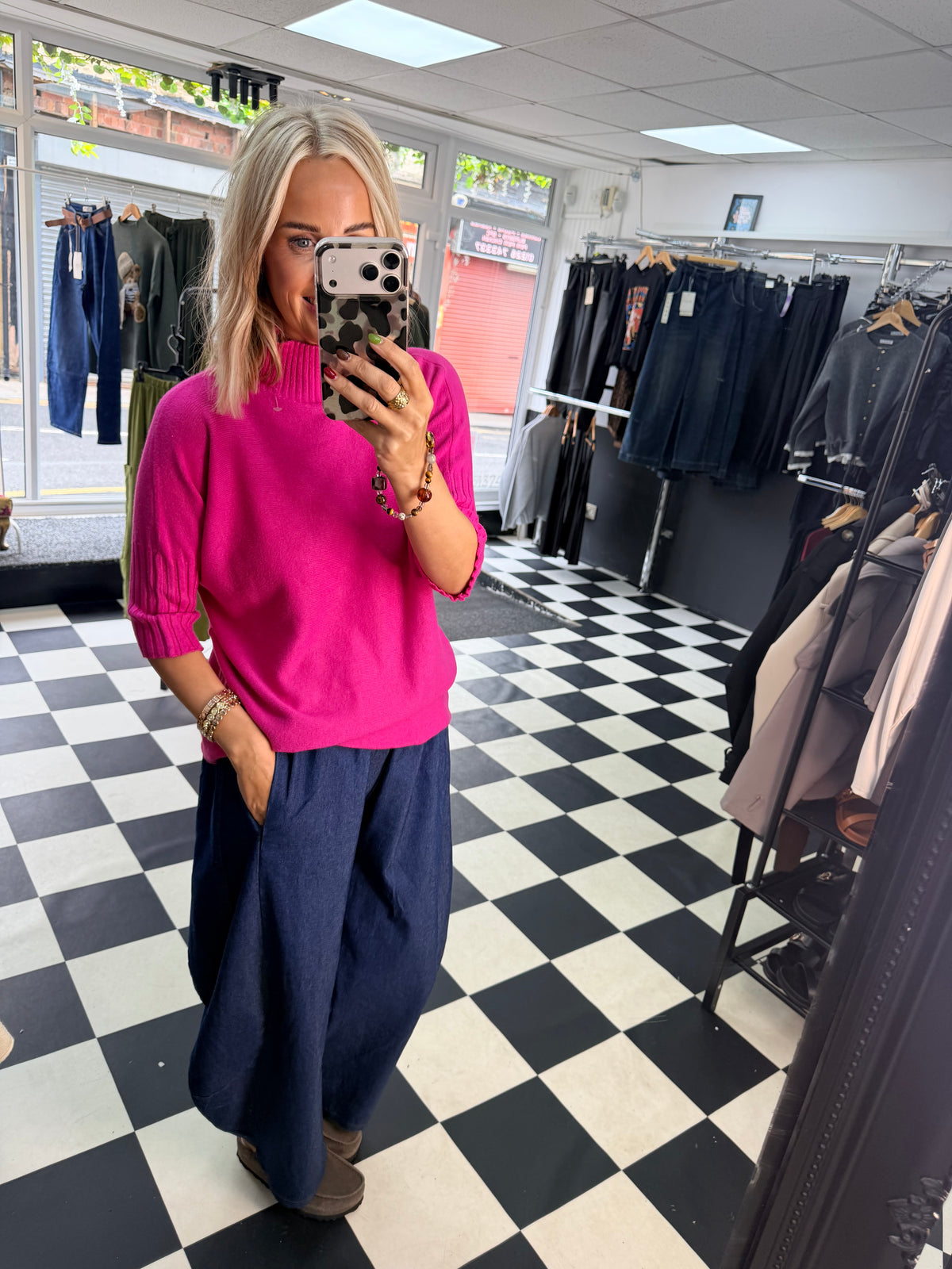 Rosie knit - Pink