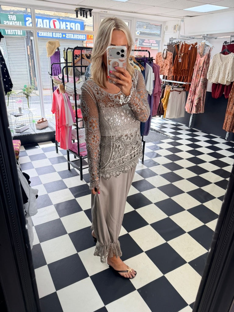 Bohemian Belle Bloomers Taupe