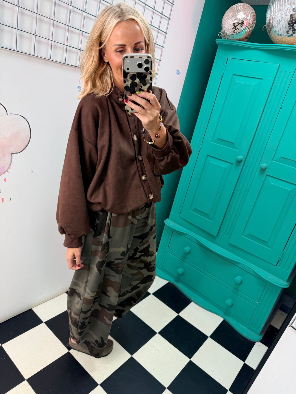 Suede Weekend Slouch Jacket Chocolate