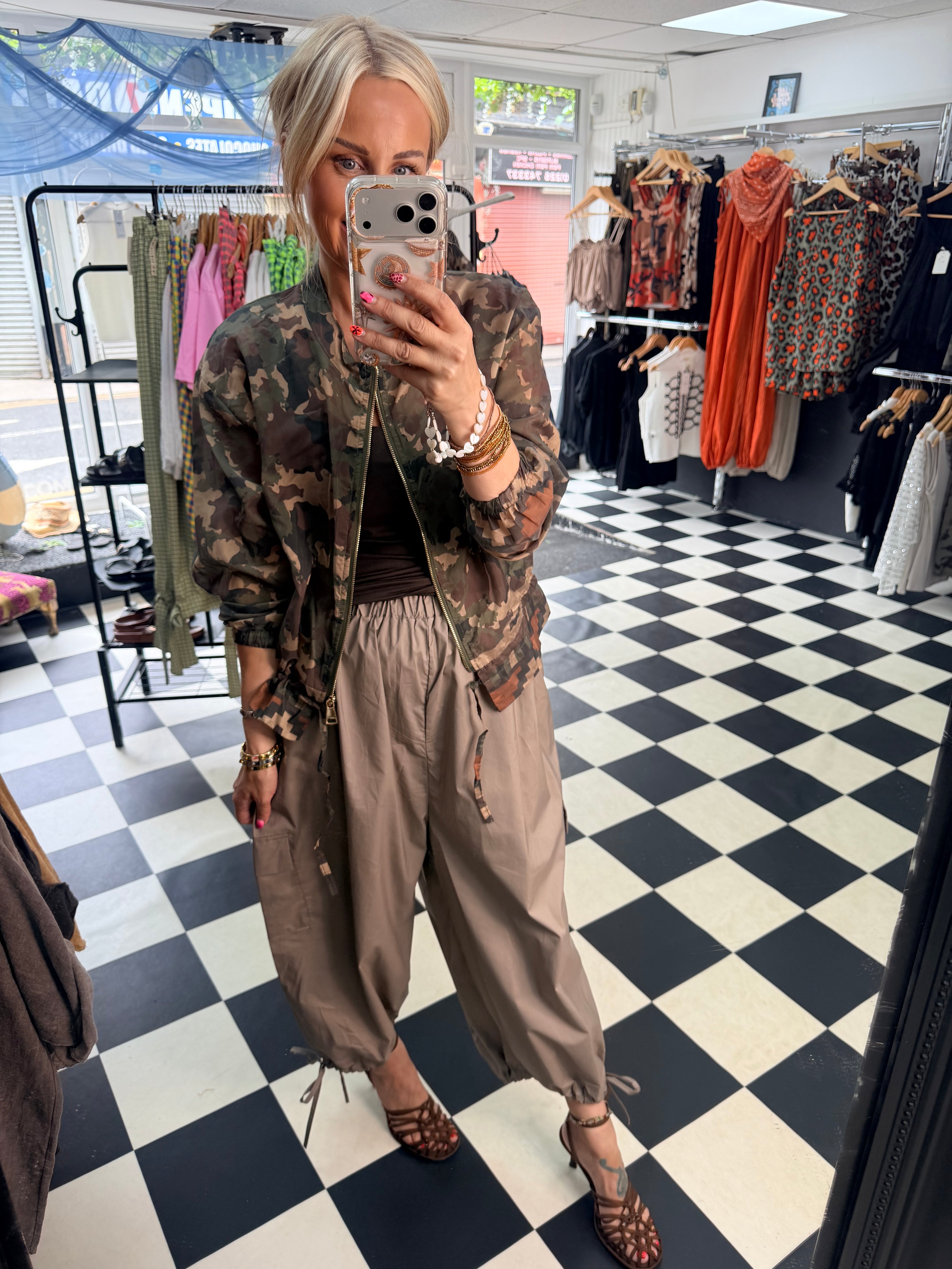 Lightweight Camo Jacket Khaki