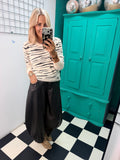 Soft touch Zebra jumper Cream Special buy