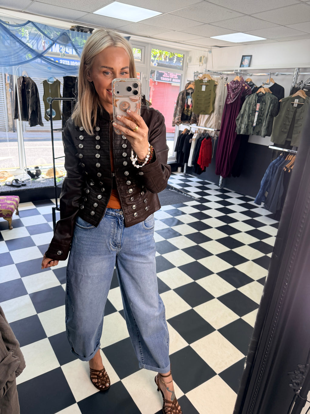 Butter soft military Jacket Chocolate