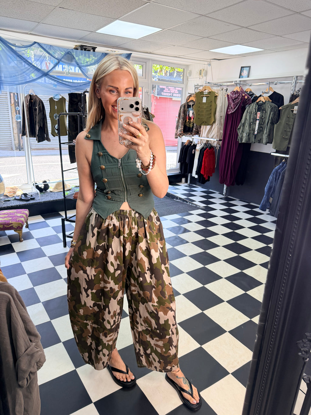 Barrel Camo Trousers