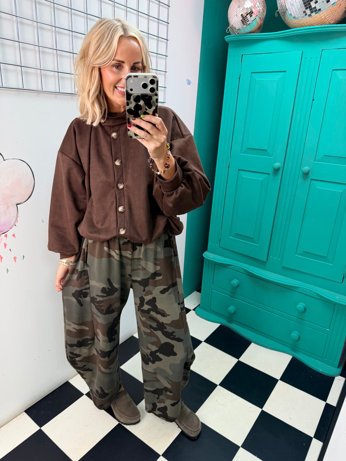 Suede Weekend Slouch Jacket Chocolate