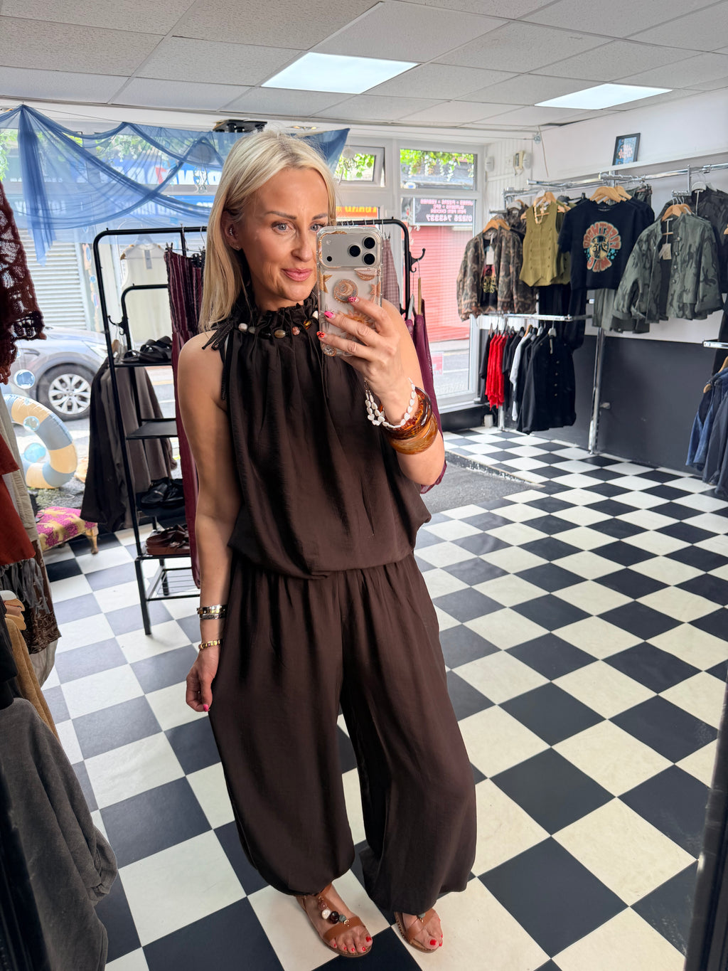 Pebble Co Ord Chocolate