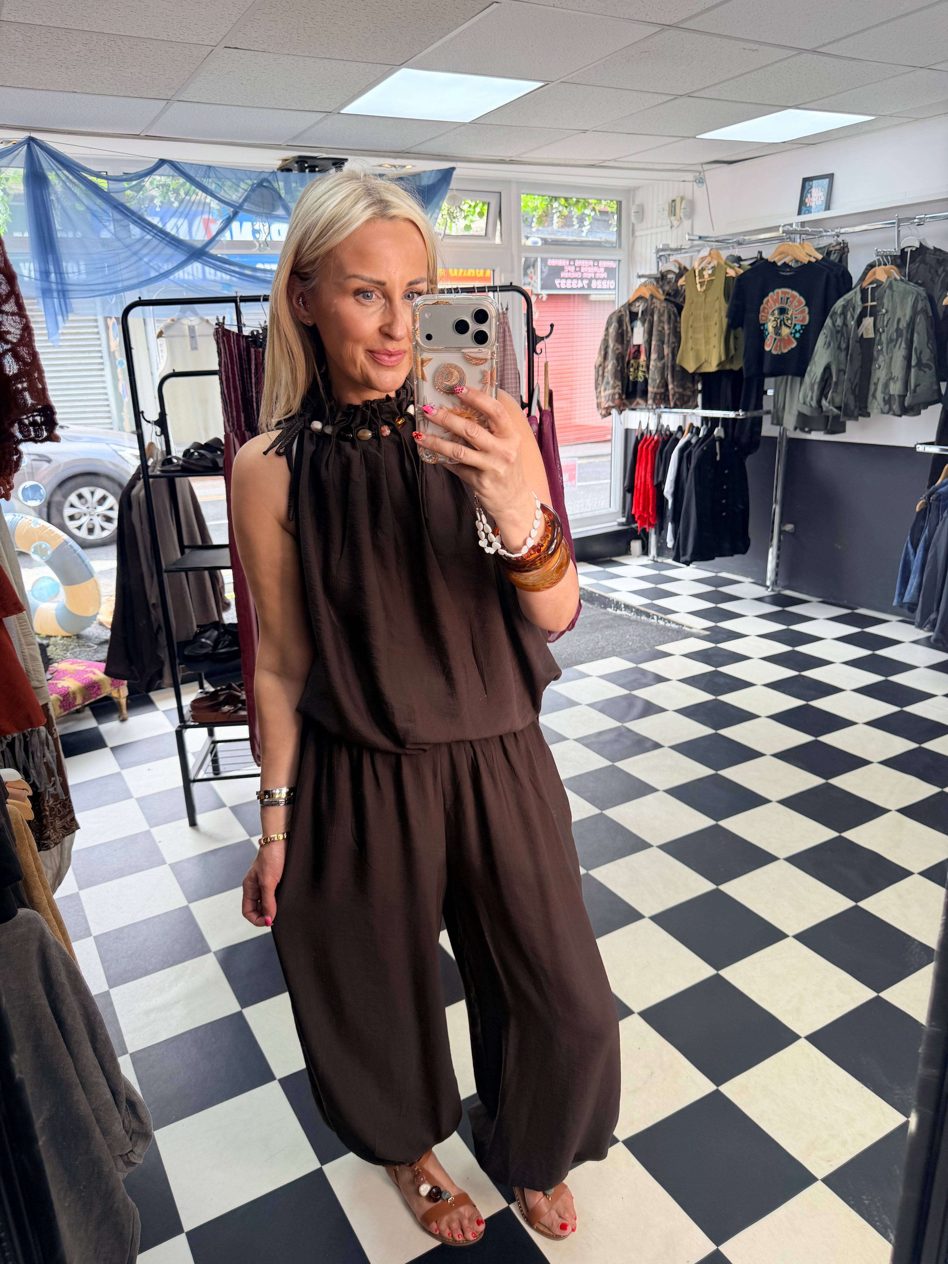 Pebble Co Ord Chocolate