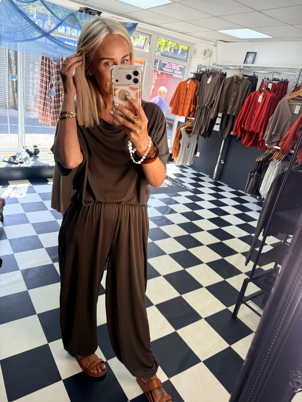 Weekend Slouch Co Ord Chocolate