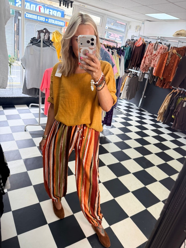 Lottie Top ochre