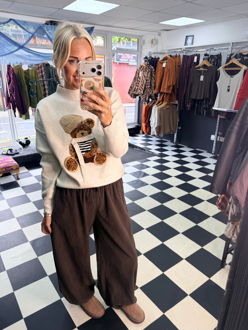 Teddy Ralf Jumper Cream