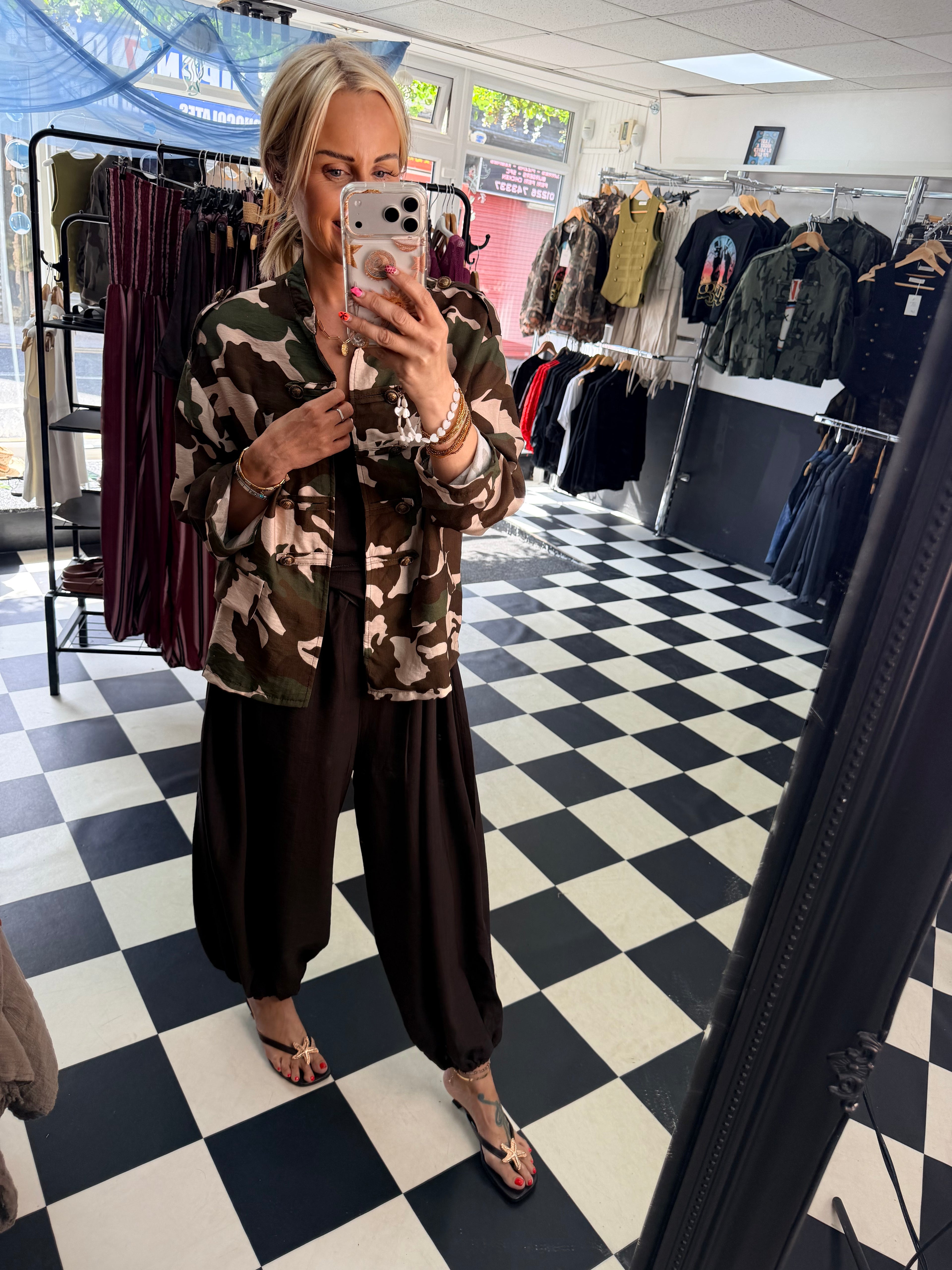 Camo Military Jacket