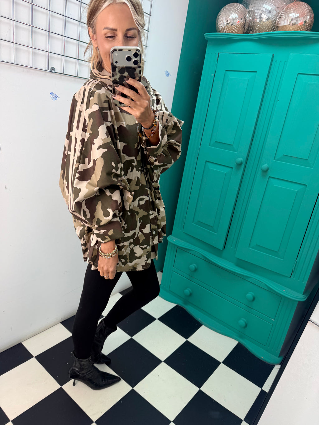 Camo Club Oversized Stripe Shirt Special Buy