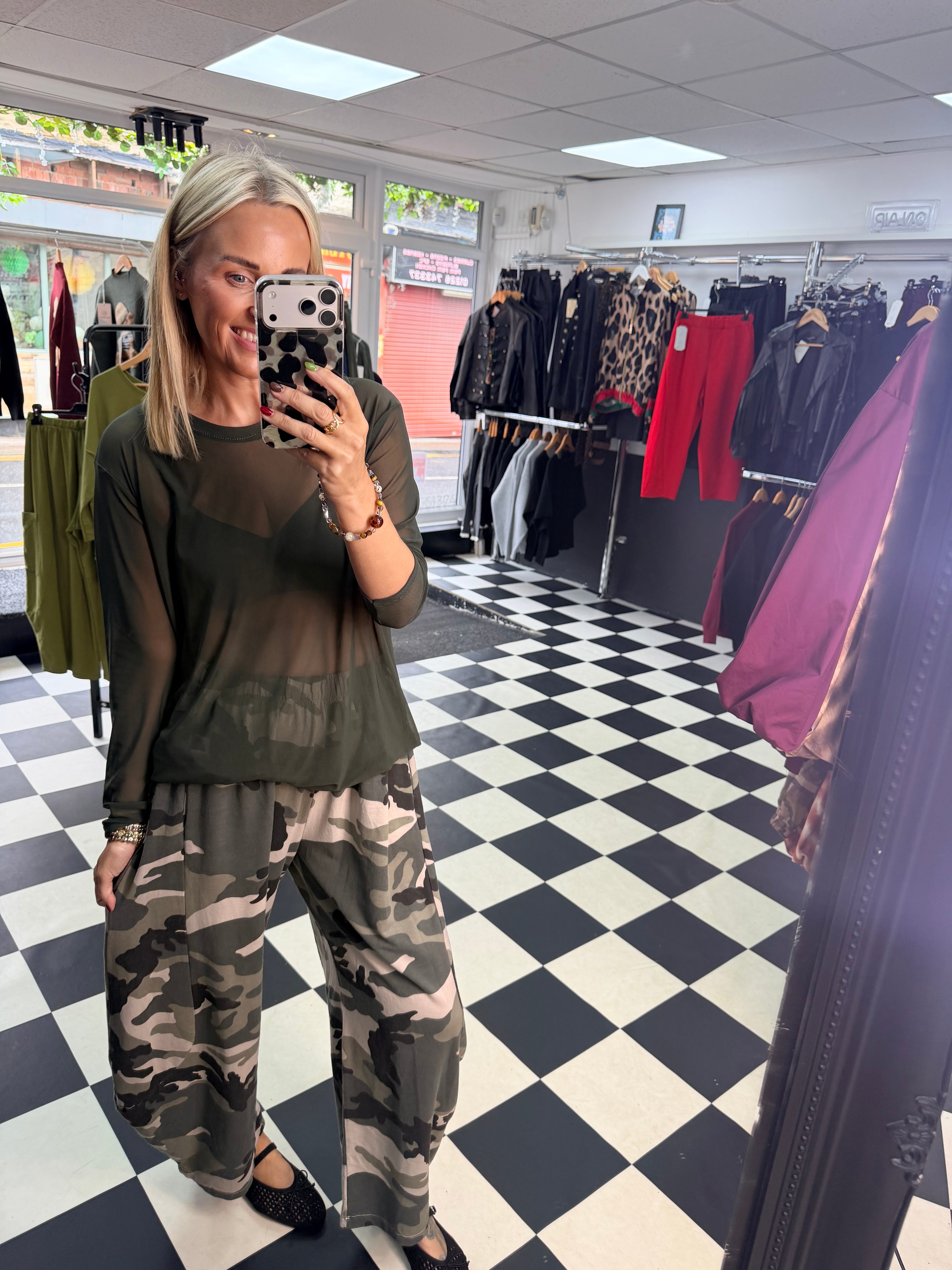 Mesh Top Green
