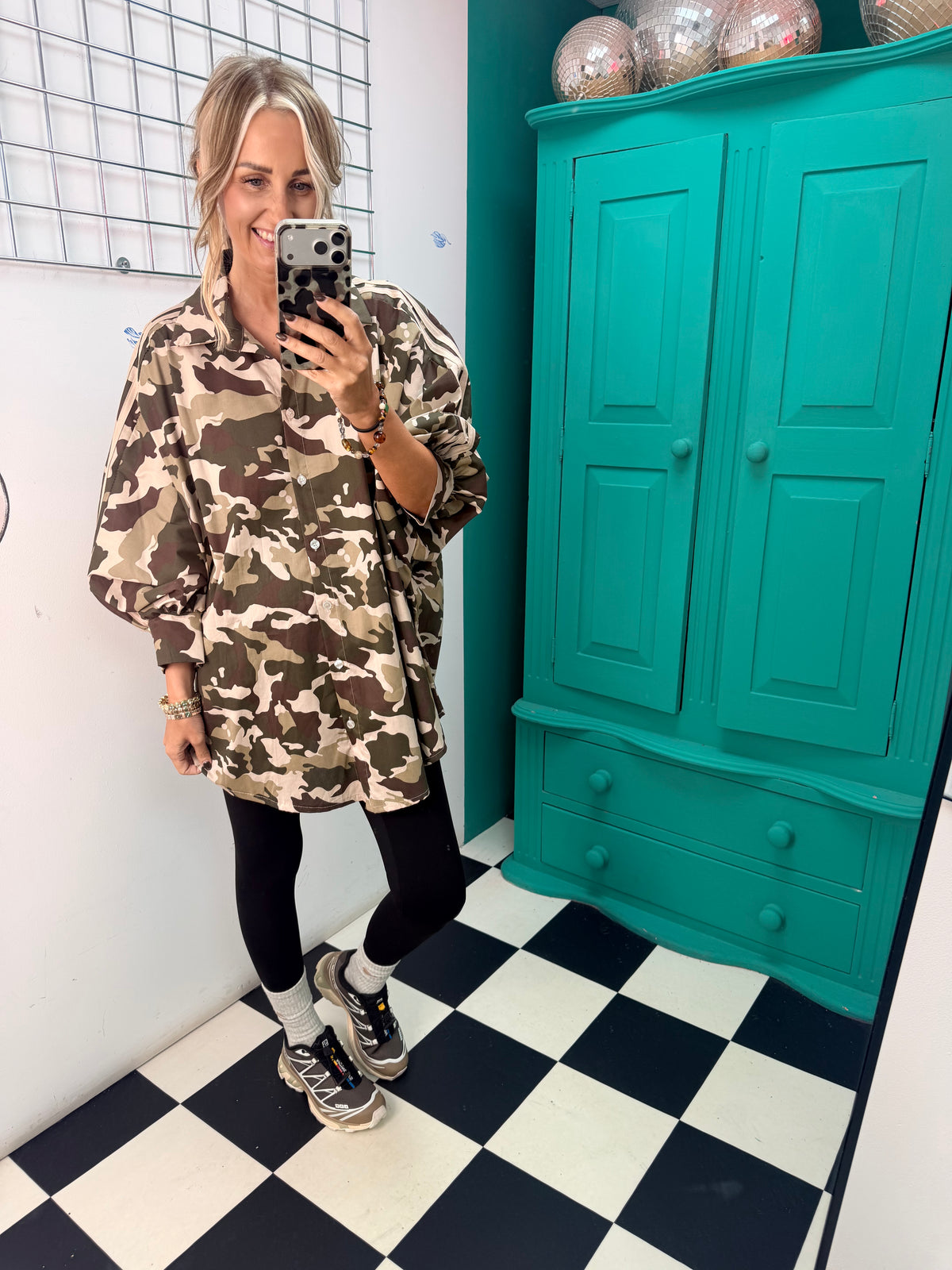 Camo Club Oversized Stripe Shirt Special Buy