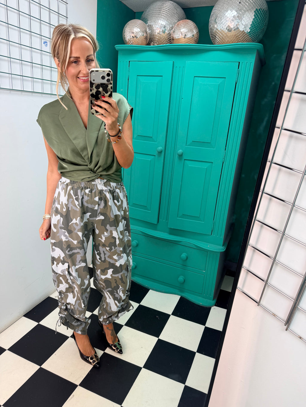 The Twist & Shout Top Green Special Buy