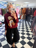 Teddy Ralf Jumper Wine