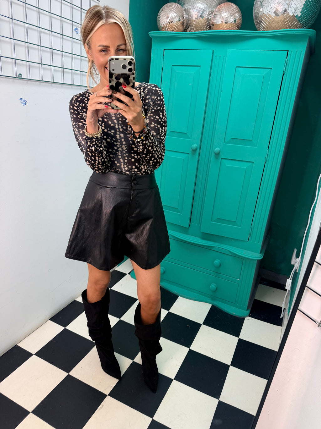 The Sienna Slouch Boots Black