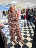 Autumn Check Trousers