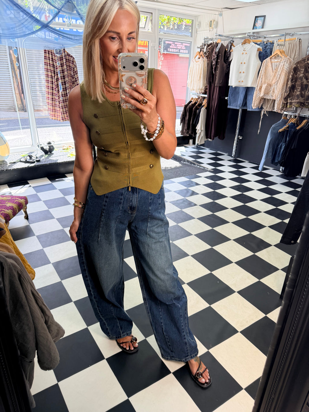 Barrel Jean Mid Denim