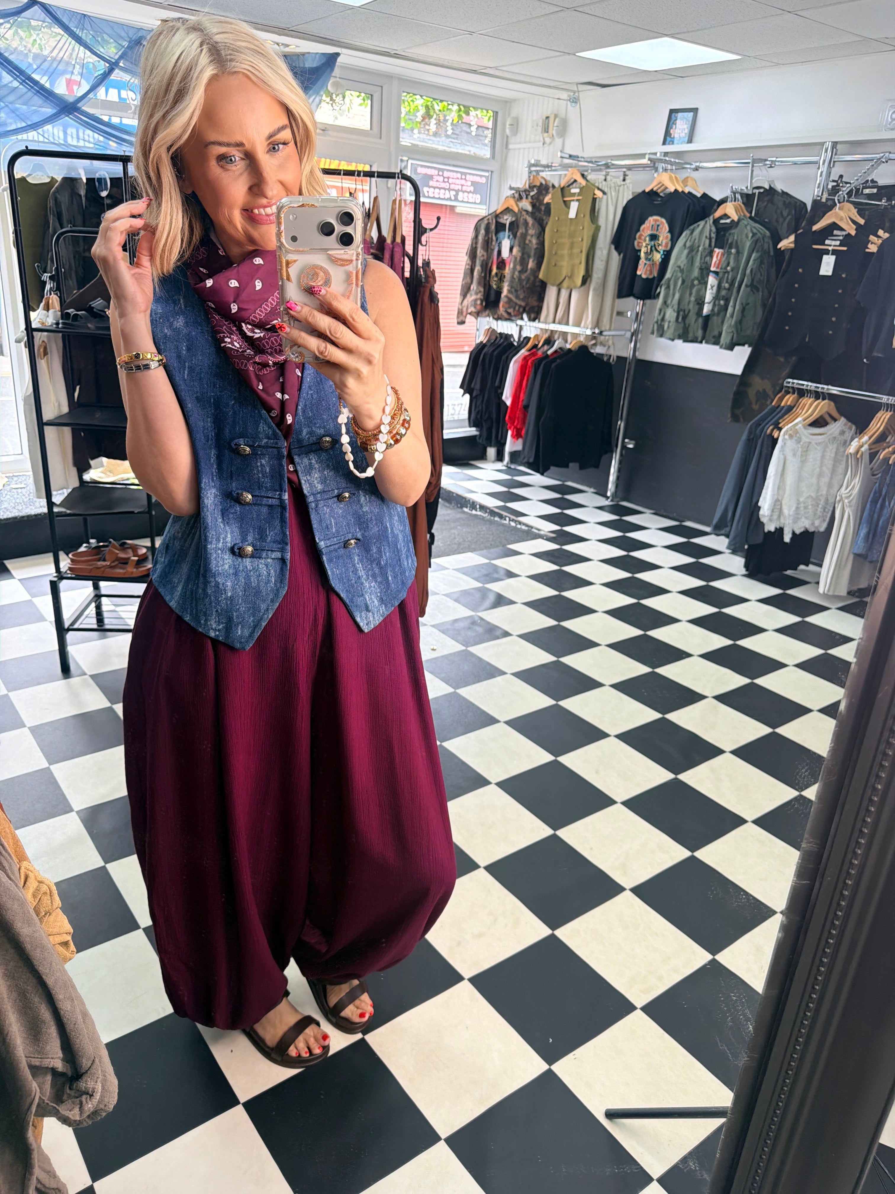 Zeta Otto Denim Waistcoat